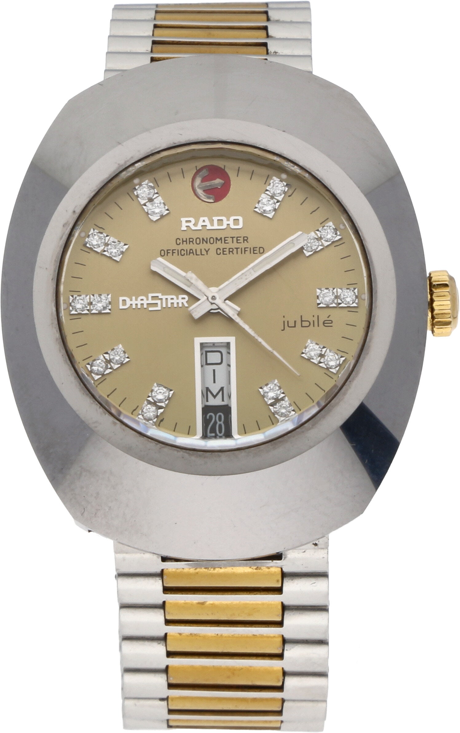 Rado: RADO DIASTAR JUBILÉ, Edelstahl, Referenz 636.0608.3, Herstellungsjahr 1999, Durchmesser 42 mm, Gehäuse Ikonisches ovales Kissengehäuse aus Edelstahl mit hochpolierter Hartmetall-Lünette;