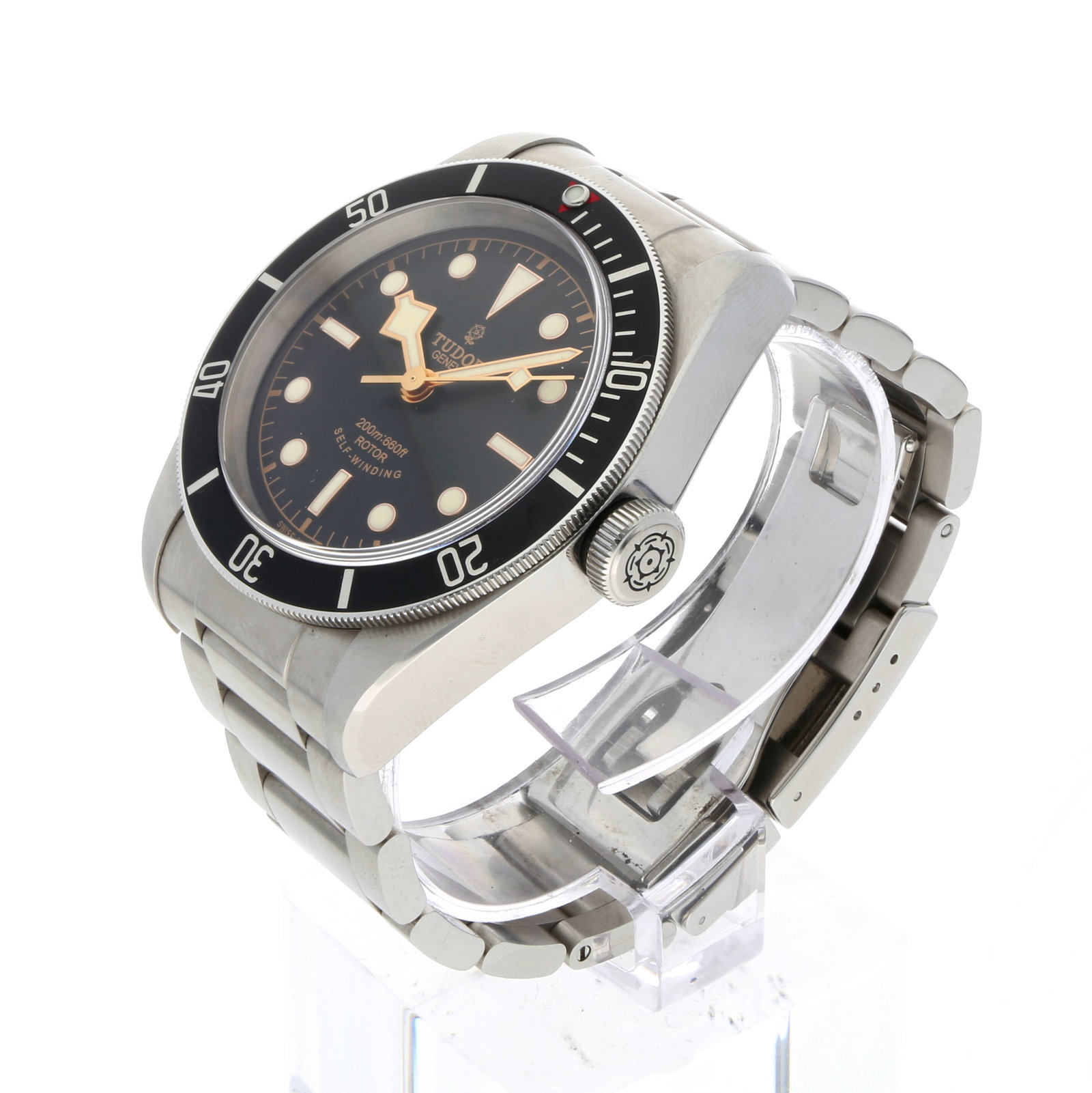 Tudor: TUDOR HERITAGE BLACK BAY (BLACK), Edelstahl, Referenz 79220N, Herstellungsjahr ca. 2015, Durchmesser 41 mm, Gehäuse Edelstahlgehäuse mit satinierten Bandanstössen und polierten Flanken;