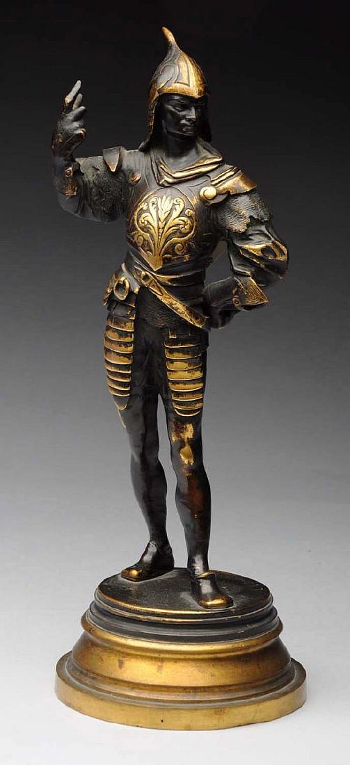 19th Century French Bronze Sculpture of a Knight by (1 of 4)