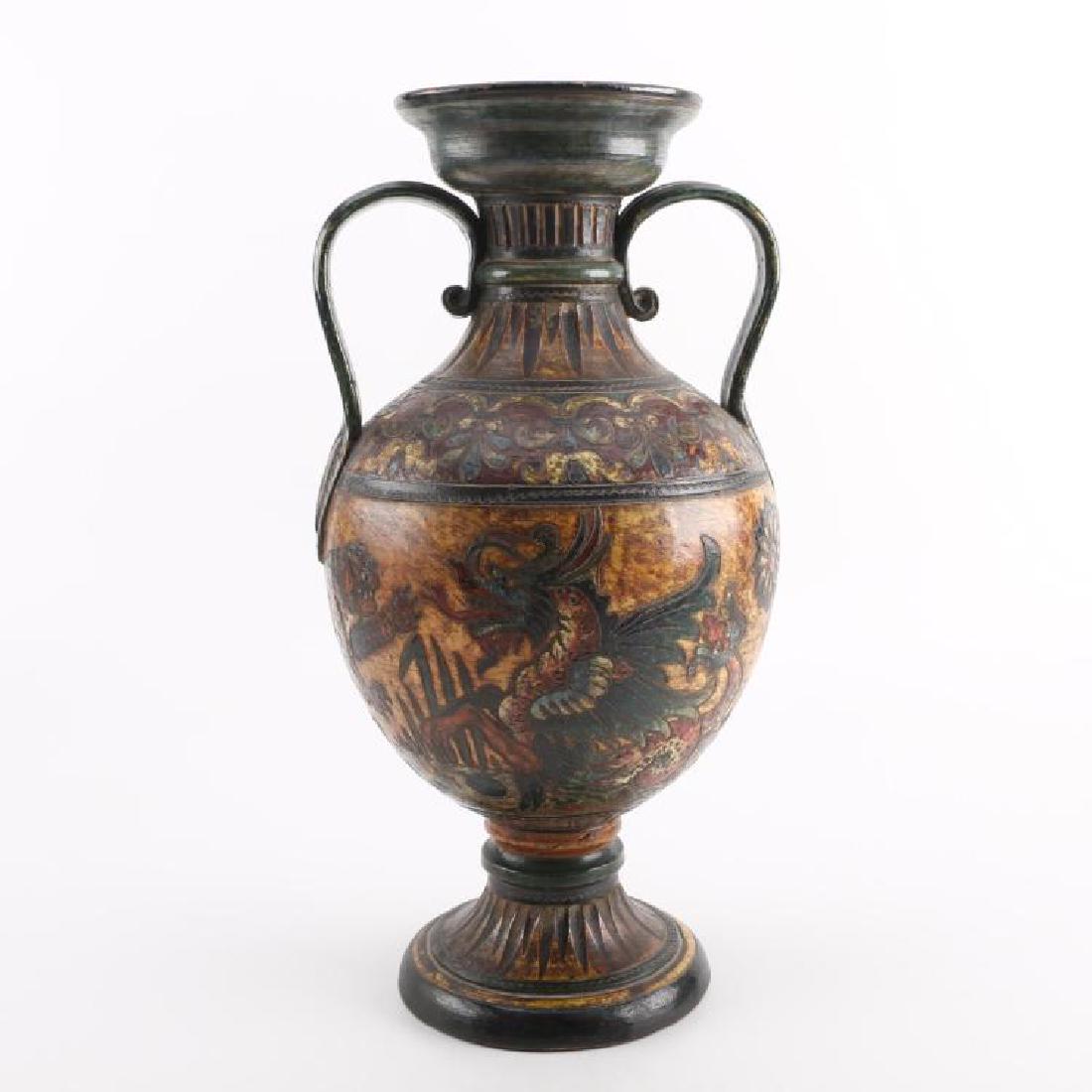 Large Limited Edition Signed Italian Sgraffito Incised (1 of 7)