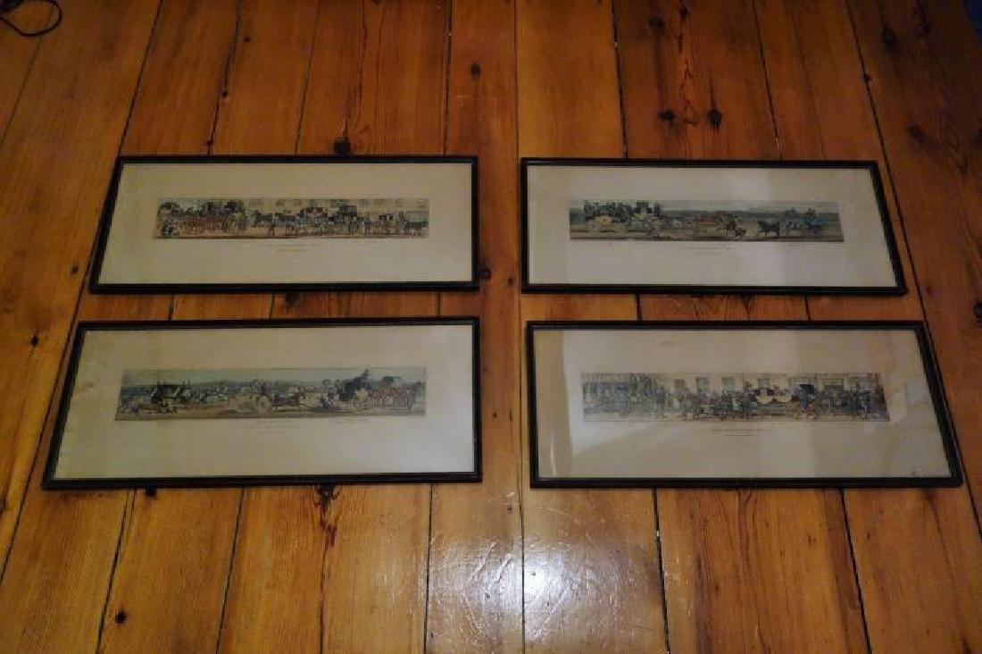 19th Century Engravings by Thomas McLean from the: Antique engravings by Canadian artist Thomas McLean | From the humorous series entitled "A Trip to Brighton" | These are a vivid set of original engravings from 1824 | Each plate has a humorous scene 