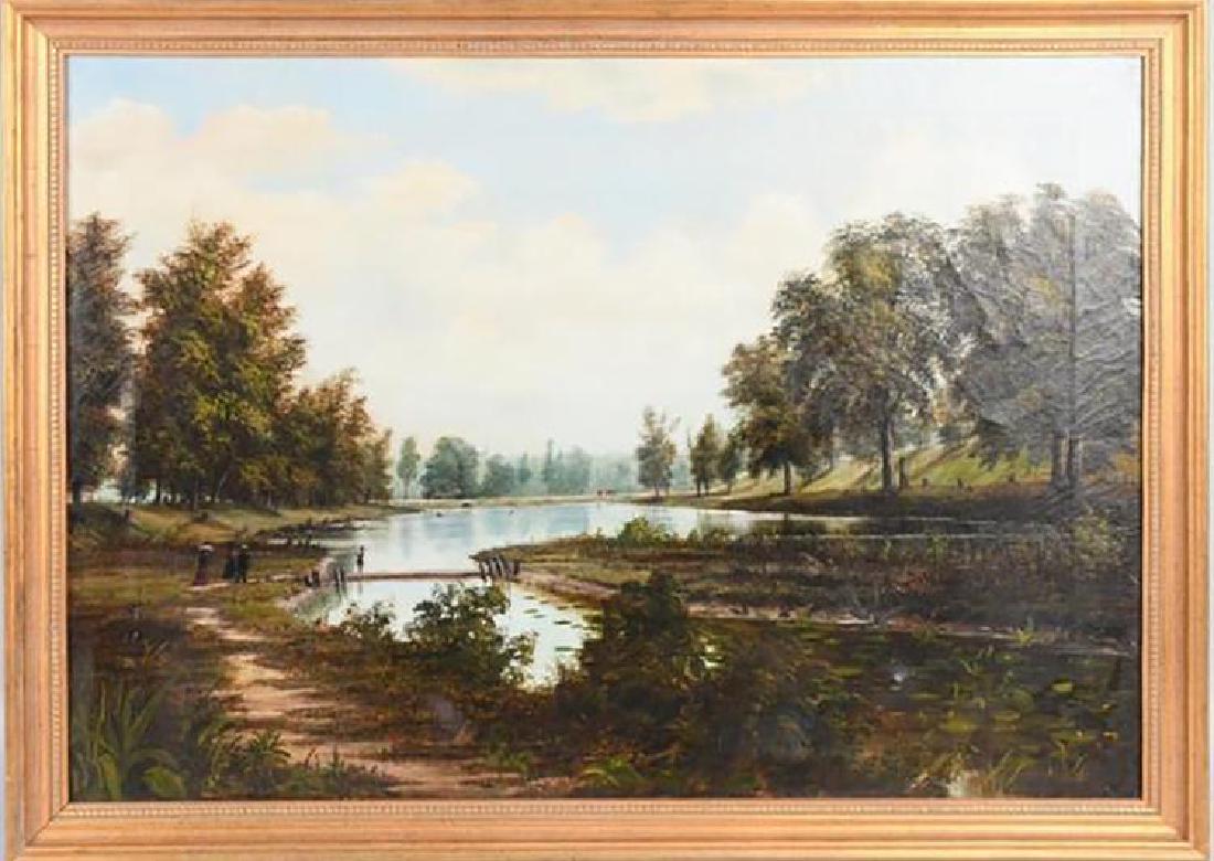 19th Century Southern Landscape Oil Painting by Thomas (1 of 4)