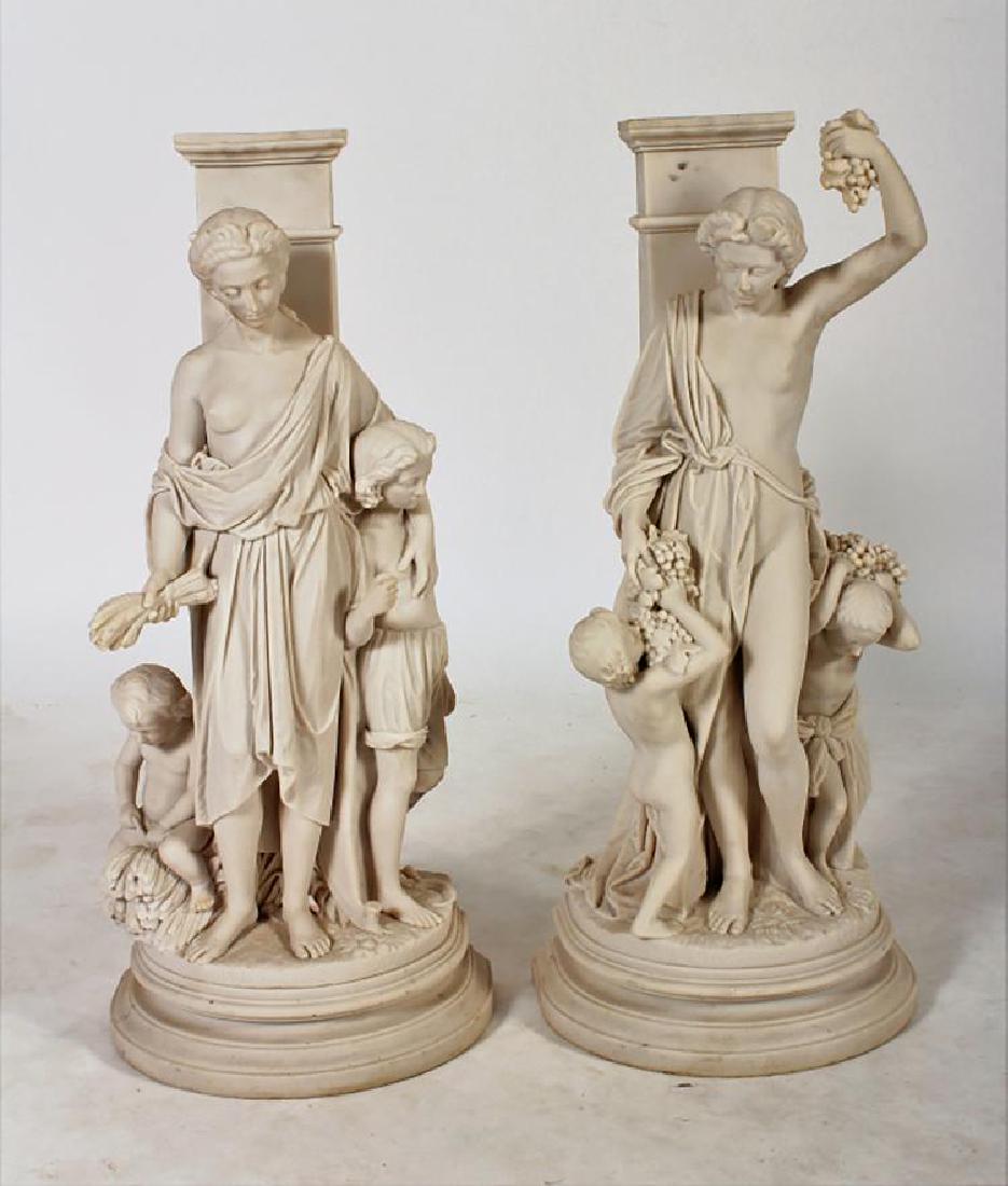 Pair of Complimentary Neoclassical Sculptures of (1 of 11)
