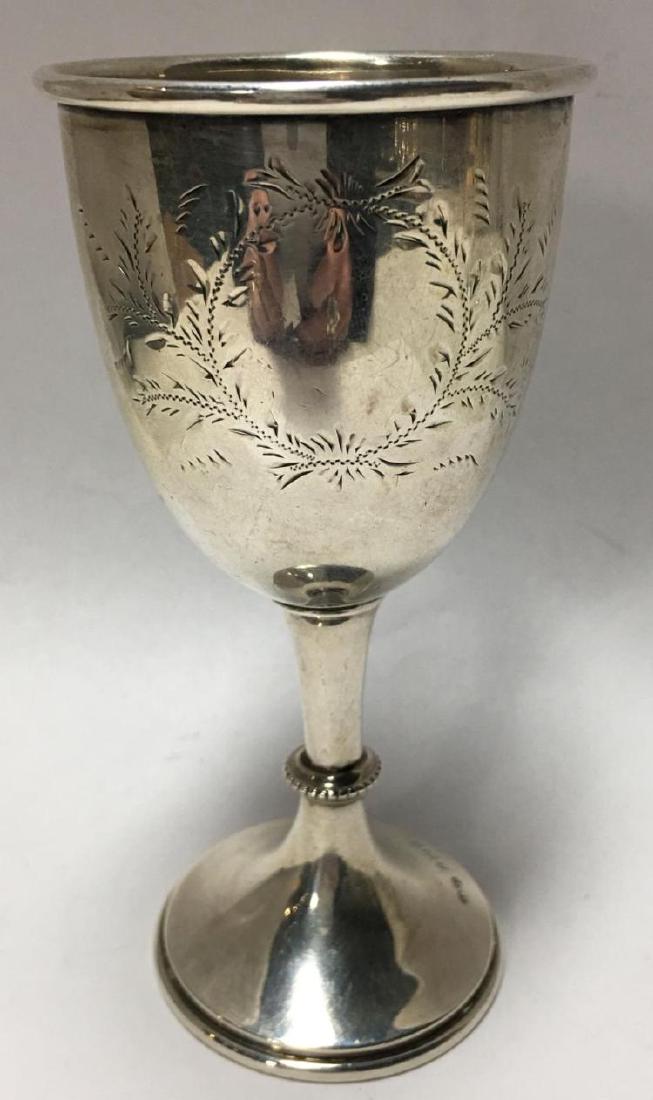 George III English Sterling Silver Footed Cup, 1783 (1 of 6)