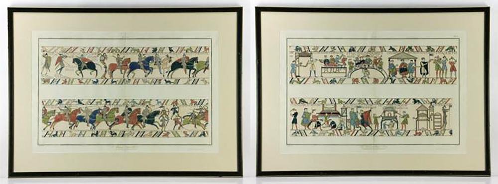 Etchings by J Basire II of the Bayeux Tapestry, 1822 (1 of 13)