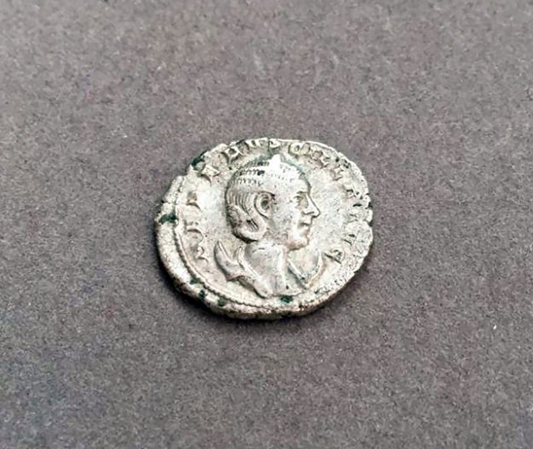 Ancient Roman Herennia Etruscilla Silver Coin: Ancient Roman Herennia Etruscilla Silver Coin, 249 - 251 ADHerennia Etruscilla AR silver antoninianus XE coin. HER ETRVSCILLA AVG. Obverse - diademed & draped bust right. PVDICITIA AVG. Reverse - Pudi