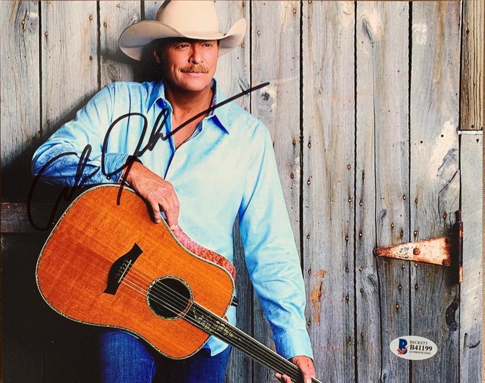 Large Signed Alan Jackson Photograph with COA (1 of 2)