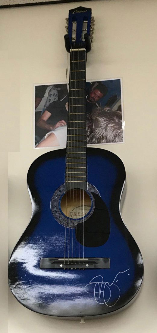 Joe Satriani Signed / Autographed Acoustic Guitar, COA (1 of 3)