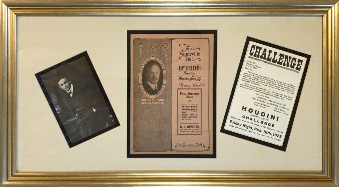 HARRY HOUDINI Original Signature / Autograph - Mint + (1 of 5)