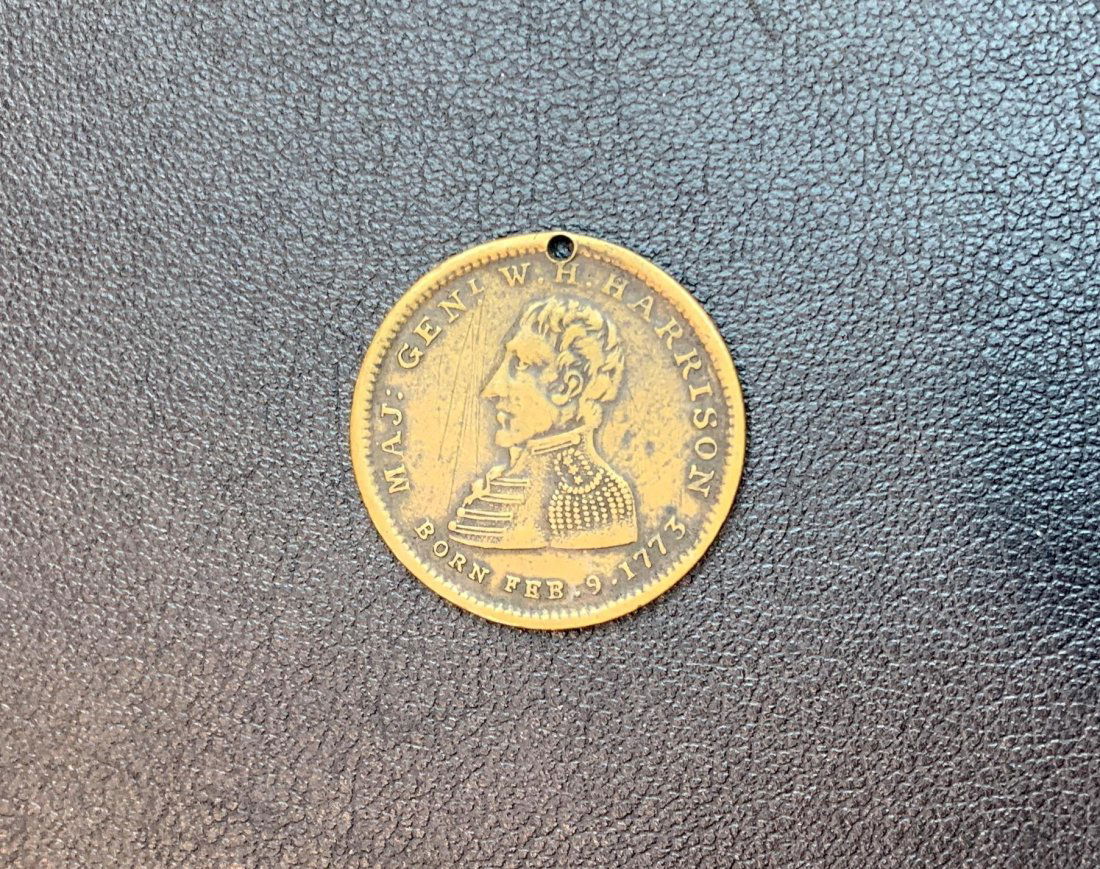 1840 Brass Presidential Campaign Medal for Major Genera (1 of 3)