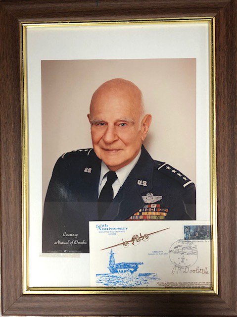 Postcard \"Doolittle Raid on Tokyo 1942\" Photo (1 of 3)