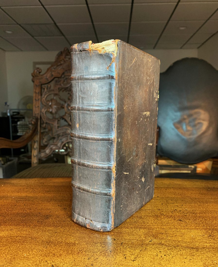 Rare 18th c. Martin Luther Bible -From Hebrew to German: Rare 18th Century Martin Luther Bible - Biblia, Das Ist; Die Ganze Heilige Schrift Alten Und Neuen Testaments Von Herren D. Martin Luther | Published: 1772 | Fully bound in brown calf leather with two