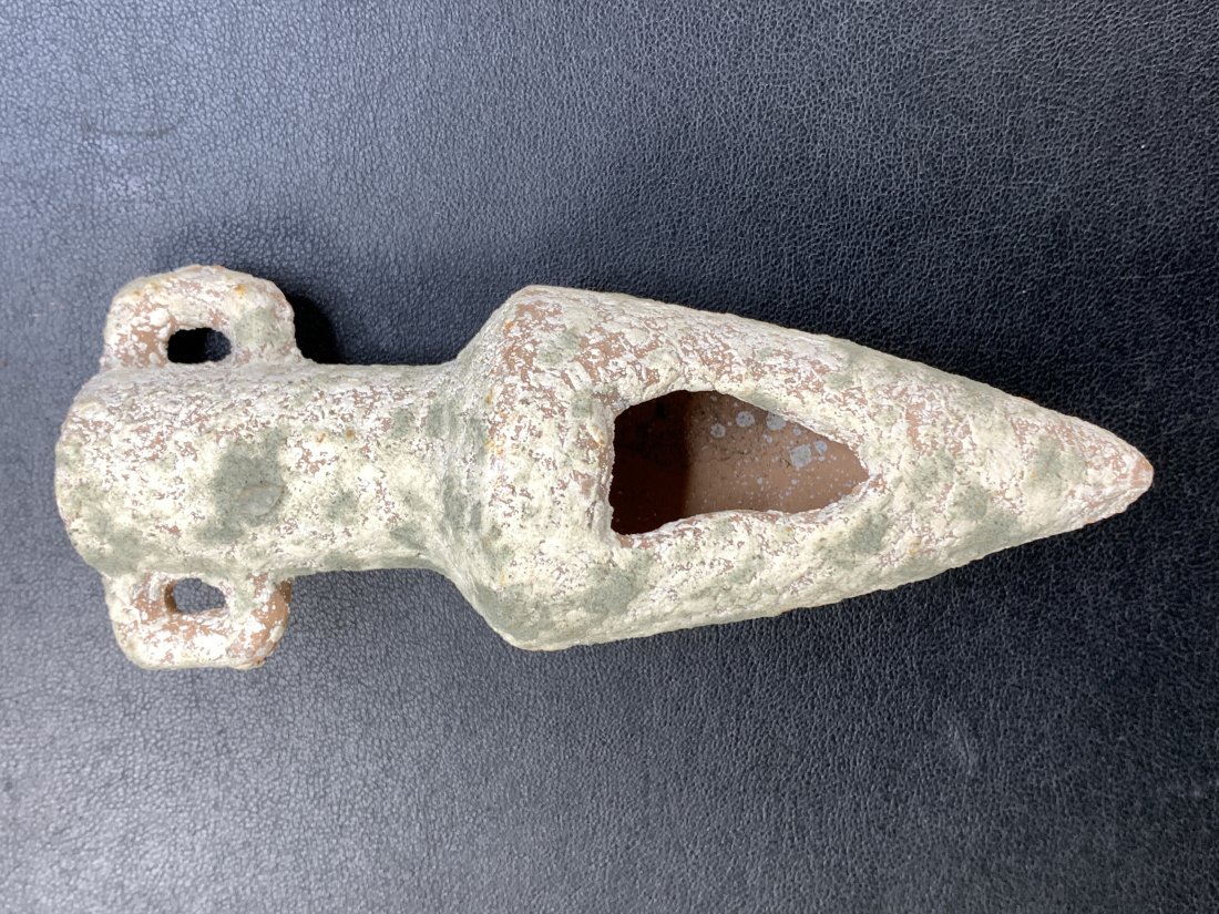 Rare Ancient Roman Holy Land Terracotta Amphora Vessel (1 of 4)