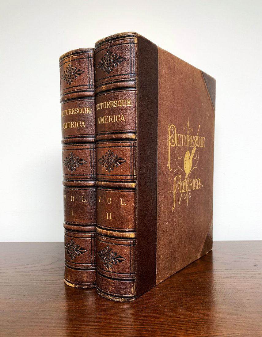 1st Ed. 2v PICTURESQUE AMERICA William Cullen Bryant (1 of 18)