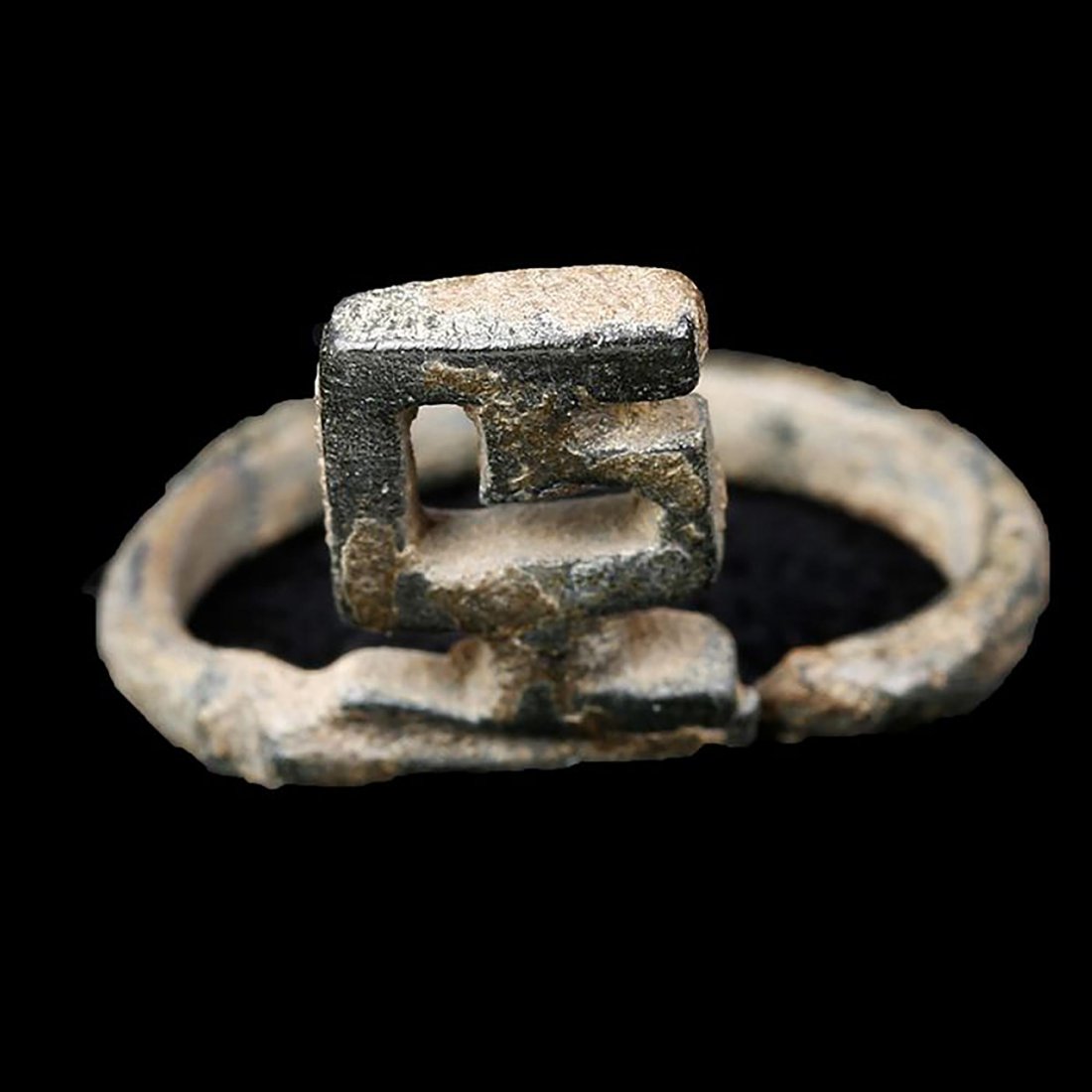 Ancient Roman Bronze Ring Key, 1st-4th c. A.D. (1 of 3)