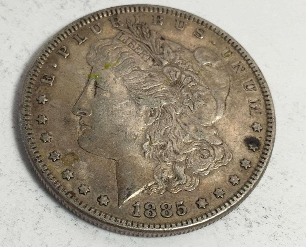 Lot of 3 Morgan Silver Dollars - 1883, 1885, 1889 (1 of 2)