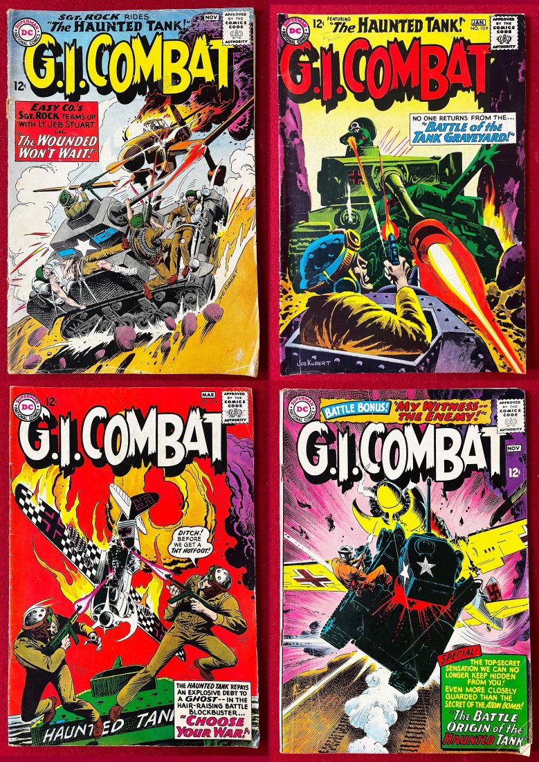 4 - G. I. Combat #108, #109, #110, #114 (1 of 9)