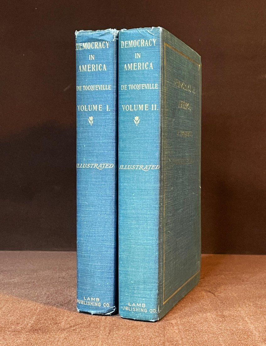 2v. Set DEMOCRACY IN AMERICA by Alex de Tocqueville (1 of 1)