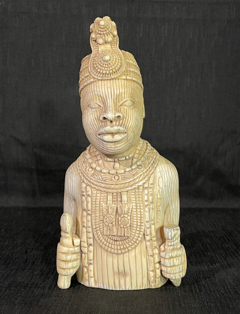 Antique African Carved Ivory Male Figure (1 of 7)