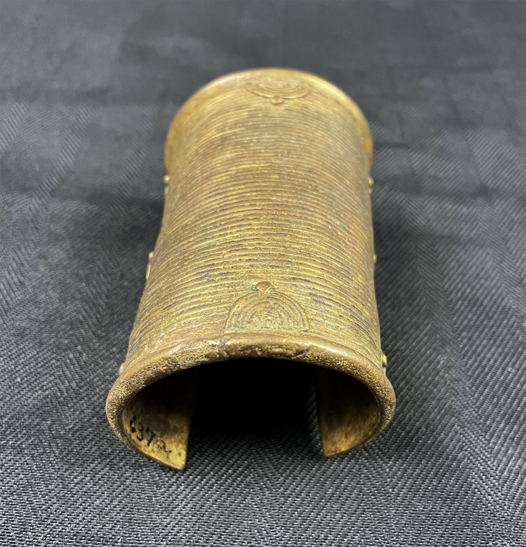 Antique West African Tribal Bronze Cuff Bracelet (1 of 6)