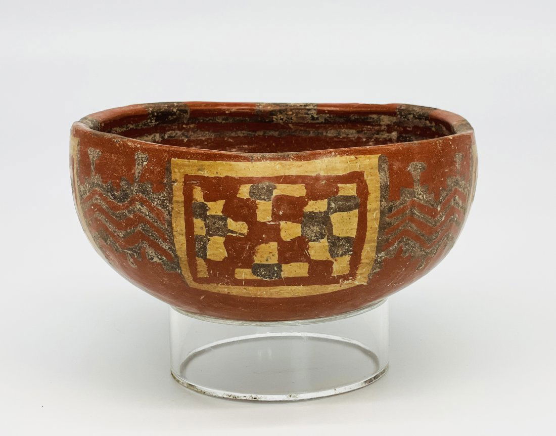 Pre-columbian Chupicuaro Polychrome Pottery Bowl (1 of 6)