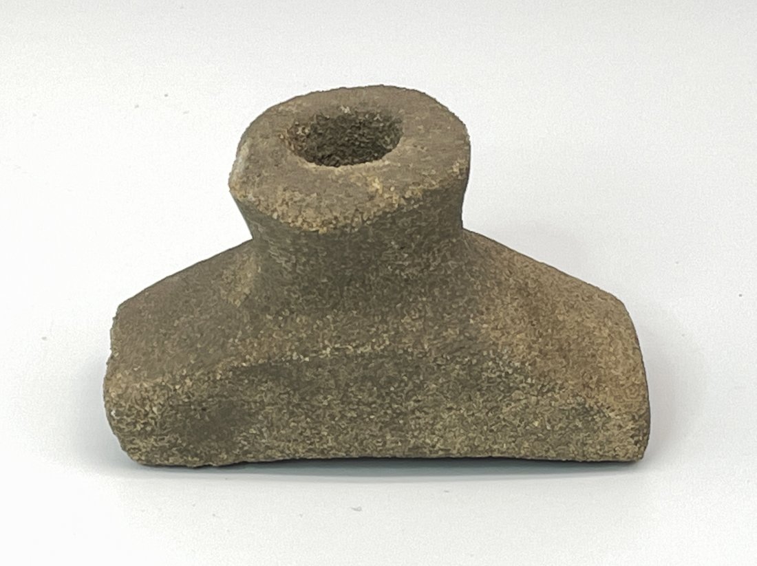 Prehistoric Native American Fort Ancient Stone Pipe (1 of 5)