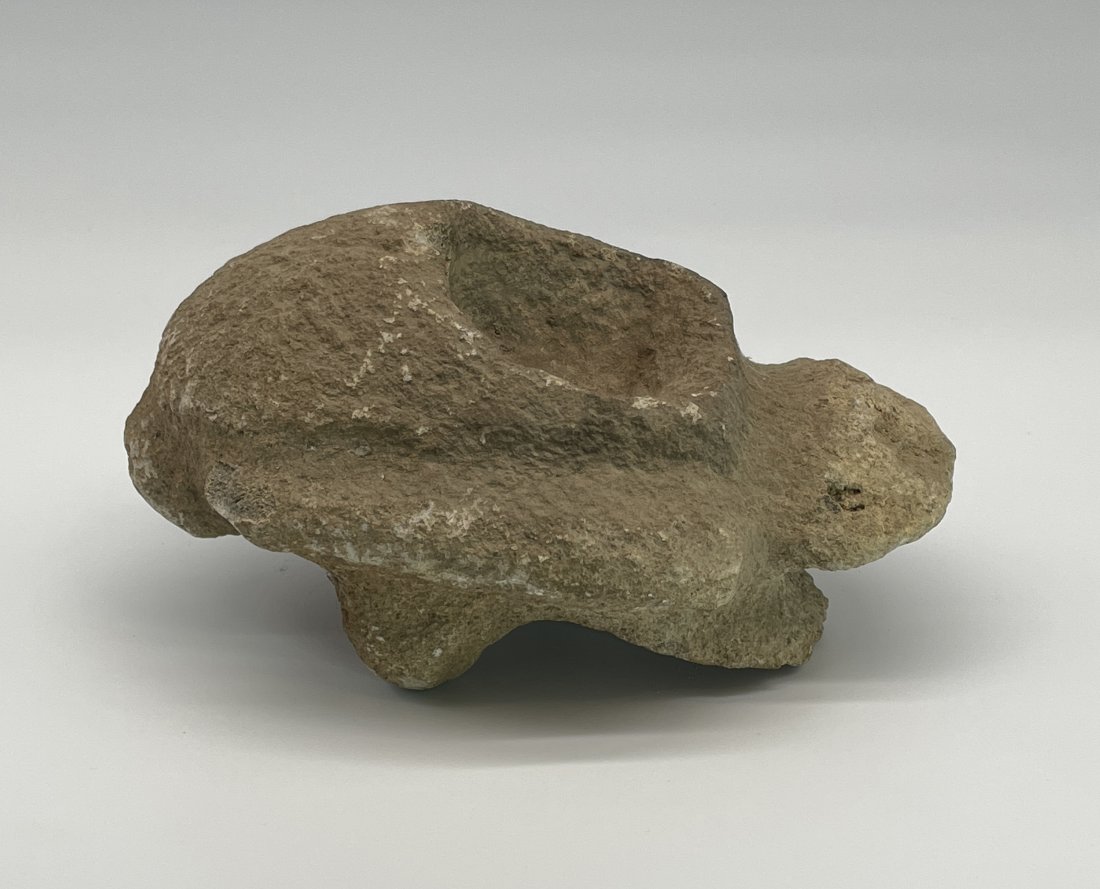 Native American Mississippian Effigy Cup Stone (1 of 8)