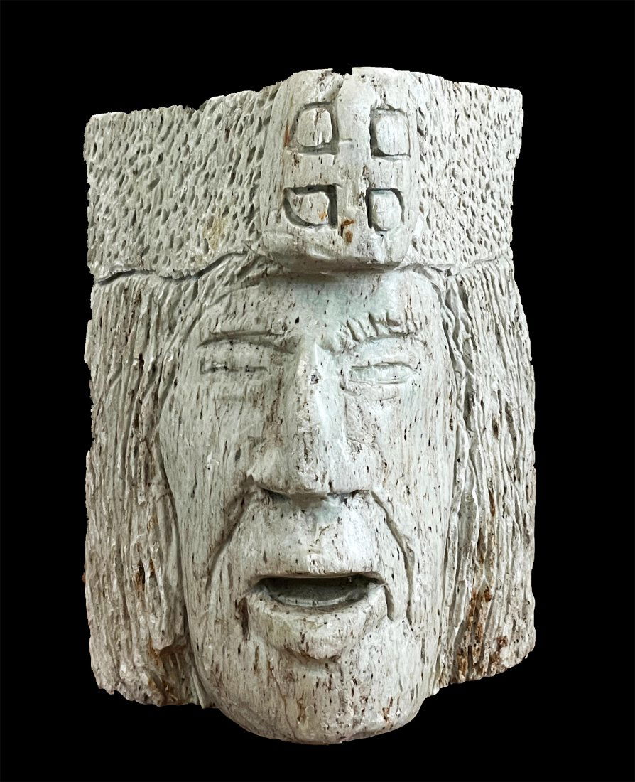Alaskan Enuk Native American Stone Sculpture (1 of 3)