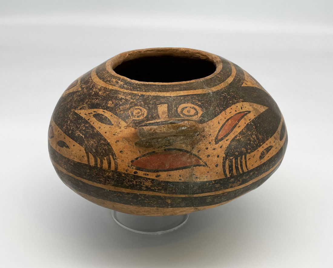 Rare Pre-Columbian Diquis Effigy Pottery Vessel (1 of 7)