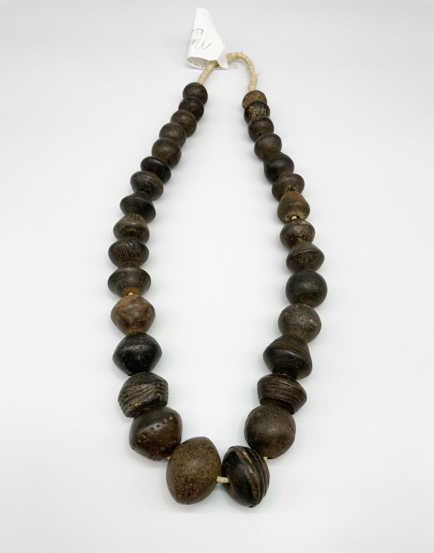 African Mali Dogon Clay Beaded Necklace (1 of 3)