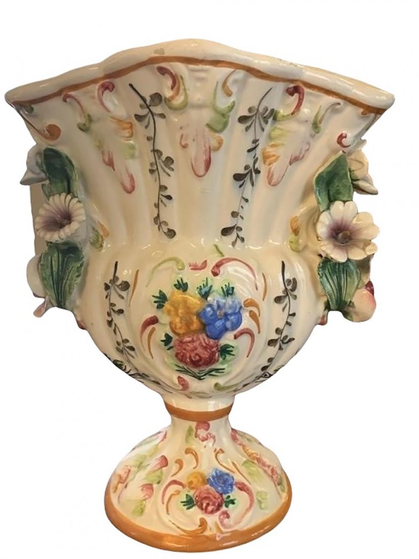 Hand Painted Italian Capodimonte Tureen Center Piece (1 of 4)
