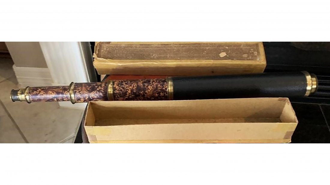 Antique Excelsior Telescope / Monoscope w/ Original Box (1 of 4)