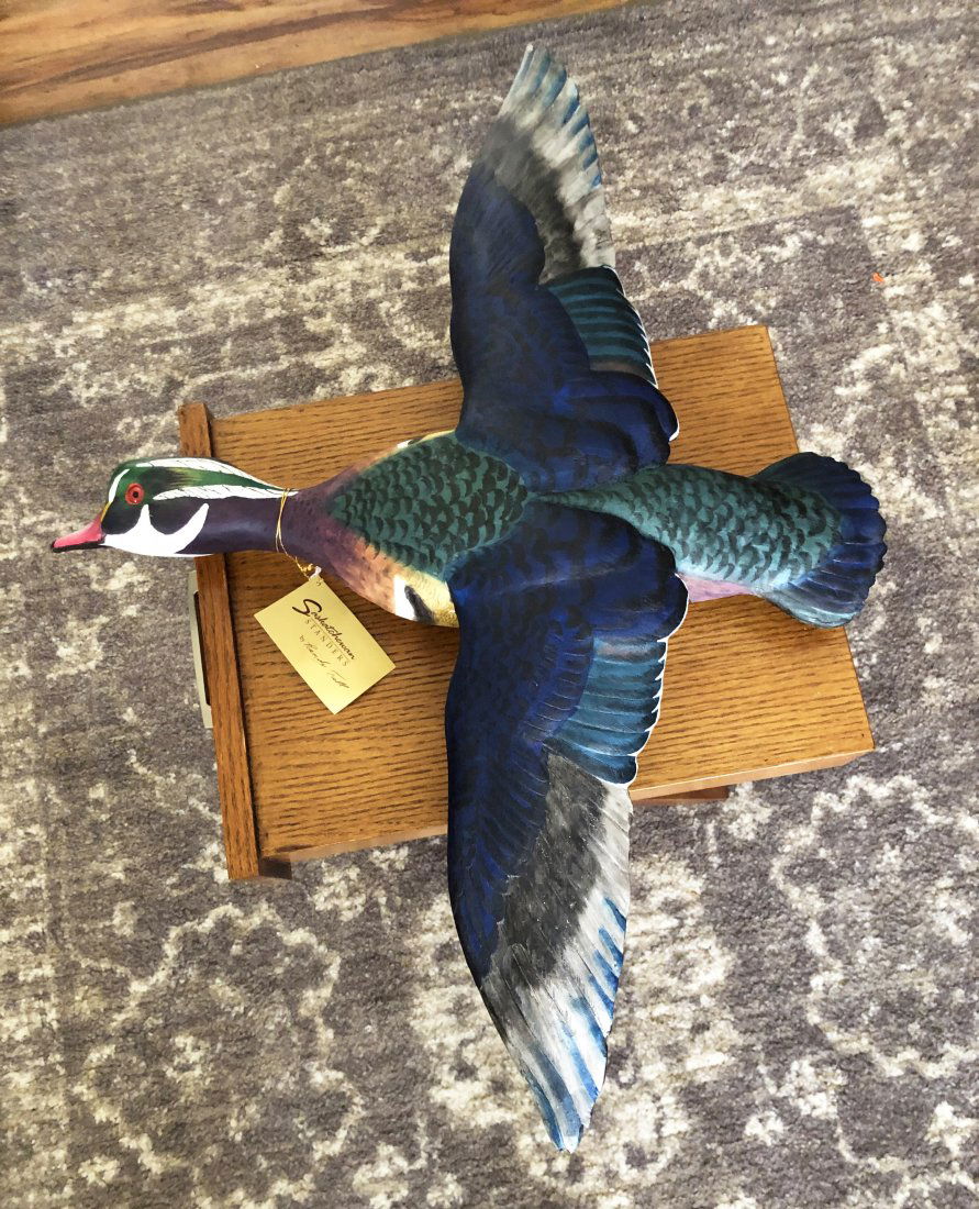 Randy Tull Flying Wood Duck Decoy (1 of 4)