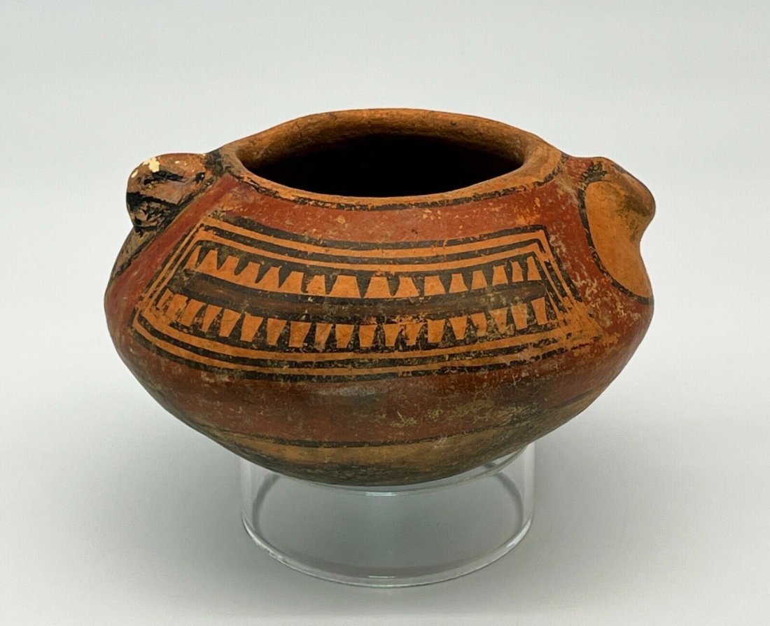 Pre-Columbian CoclÃ© Polychrome Pottery Vessel (Panama) (1 of 6)