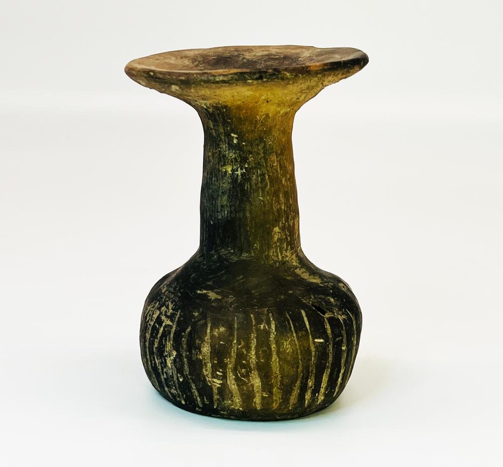 Ancient Etruscan (Early Roman) Bucchero Blackware Vessel/Oenochoe (1 of 4)