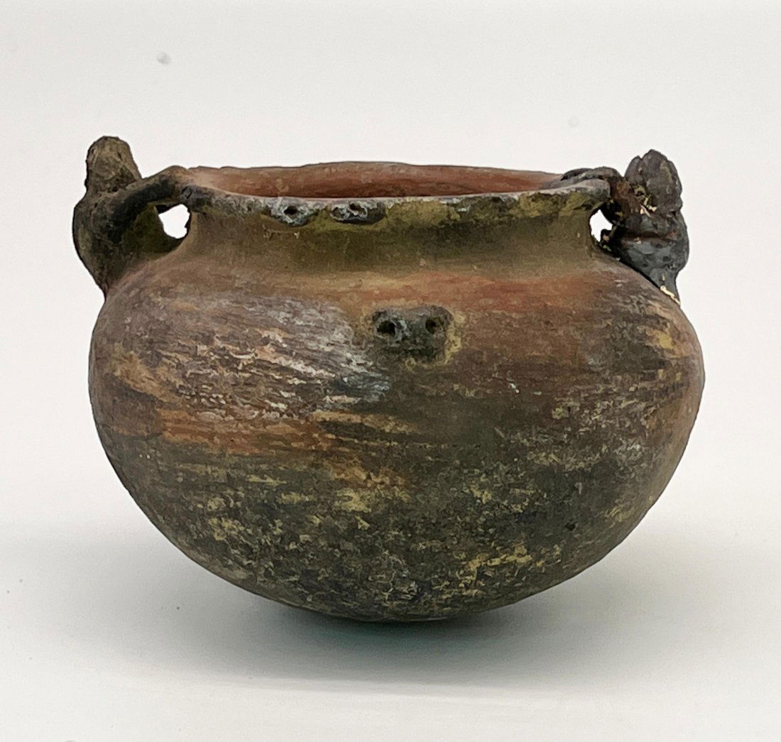 Pre-Columbian Costa Rica Frog Effigy Bowl (1 of 5)