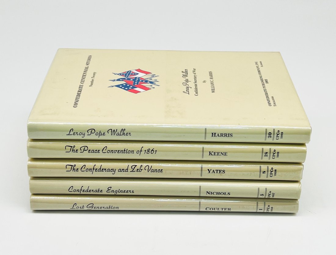 5 v. Set of CONFEDERATE CENTENNIAL STUDIES (1 of 8)