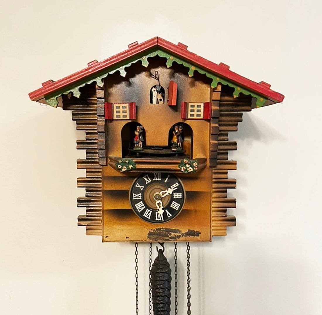 Vintage German Albert Schwab Black Forrest Cuckoo Clock (1 of 6)