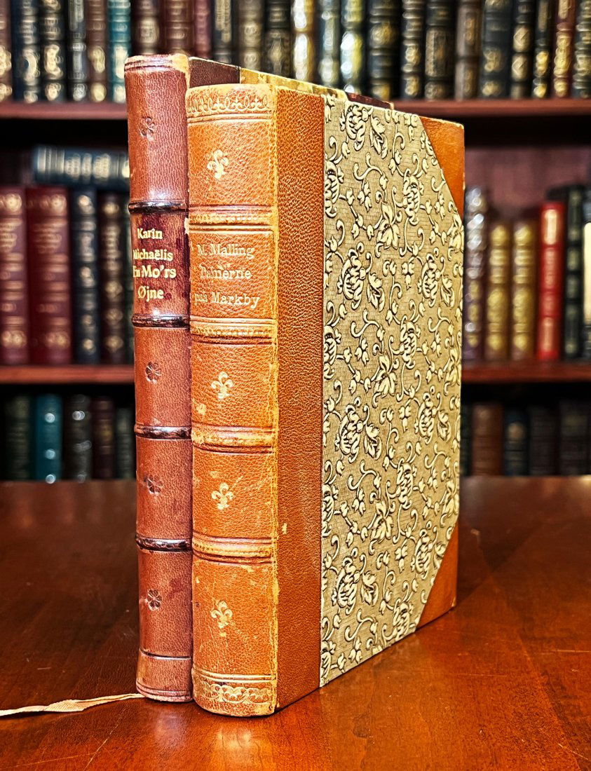 Pair of Important Antique Danish First Editions by Karin MichaÃ«lis & Mathilda Malling (1 of 11)