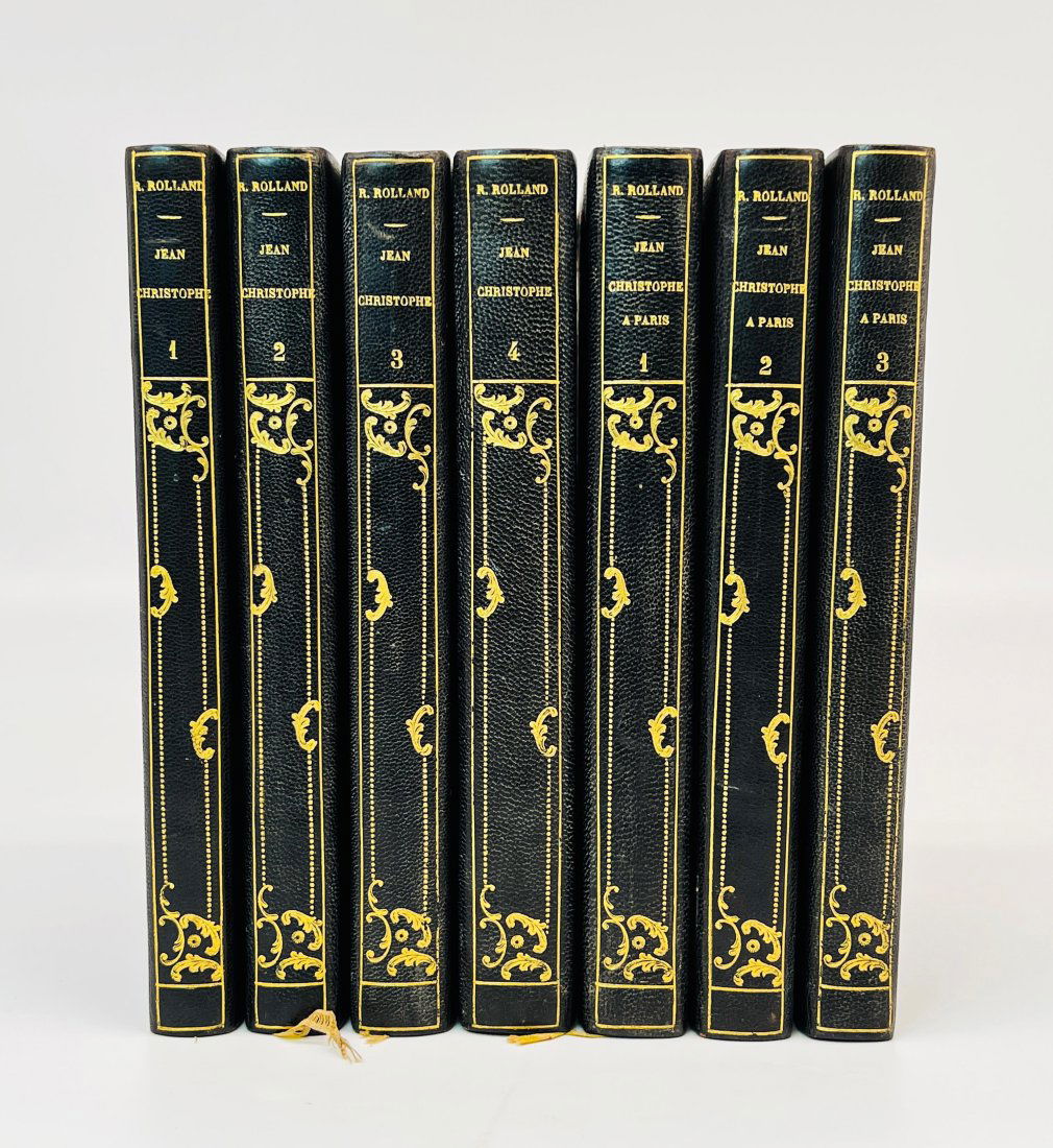 Antique 7v Set by Roman Roland: JEAN-CHRISTOPHE (4v) & JEAN-CHRISTOPHE A PARIS(3v) (1 of 7)