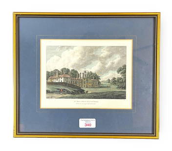 18th c. Hand-colored Engraving After Thomas Hearne THE MOAT IN KENT, THE SEAT OF LORD ROMNEY: 18th c. Hand-colored Engraving THE MOAT IN KENT, THE SEAT OF LORD ROMNEY After Thomas Hearne ( 1744 â€“ 1817) | Engraved & published by William Watts (1752-1851), Chelsea, in 1783 | Original Engr