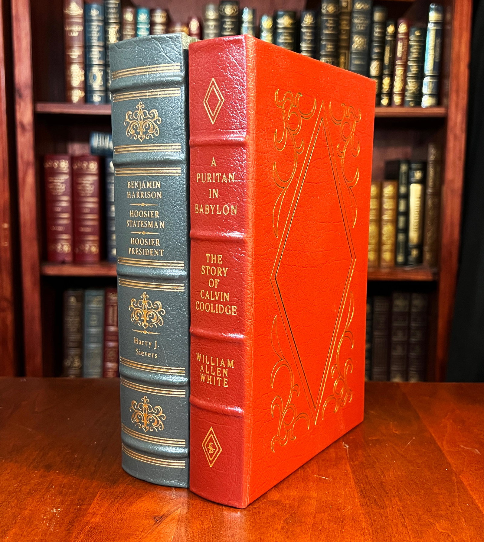 2v Lot Special Edition Books BENJAMIN HARRISON and CALVIN COOLIDGE (1 of 17)