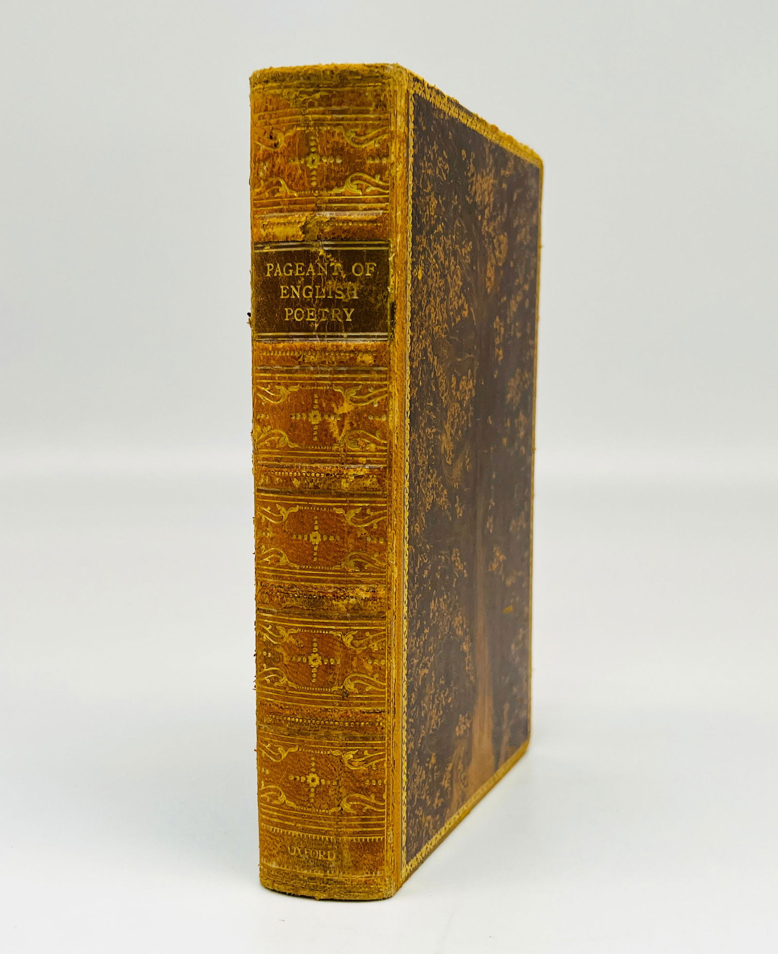 Antique Book THE PAGEANT OF ENGLISH POETRY (1 of 9)