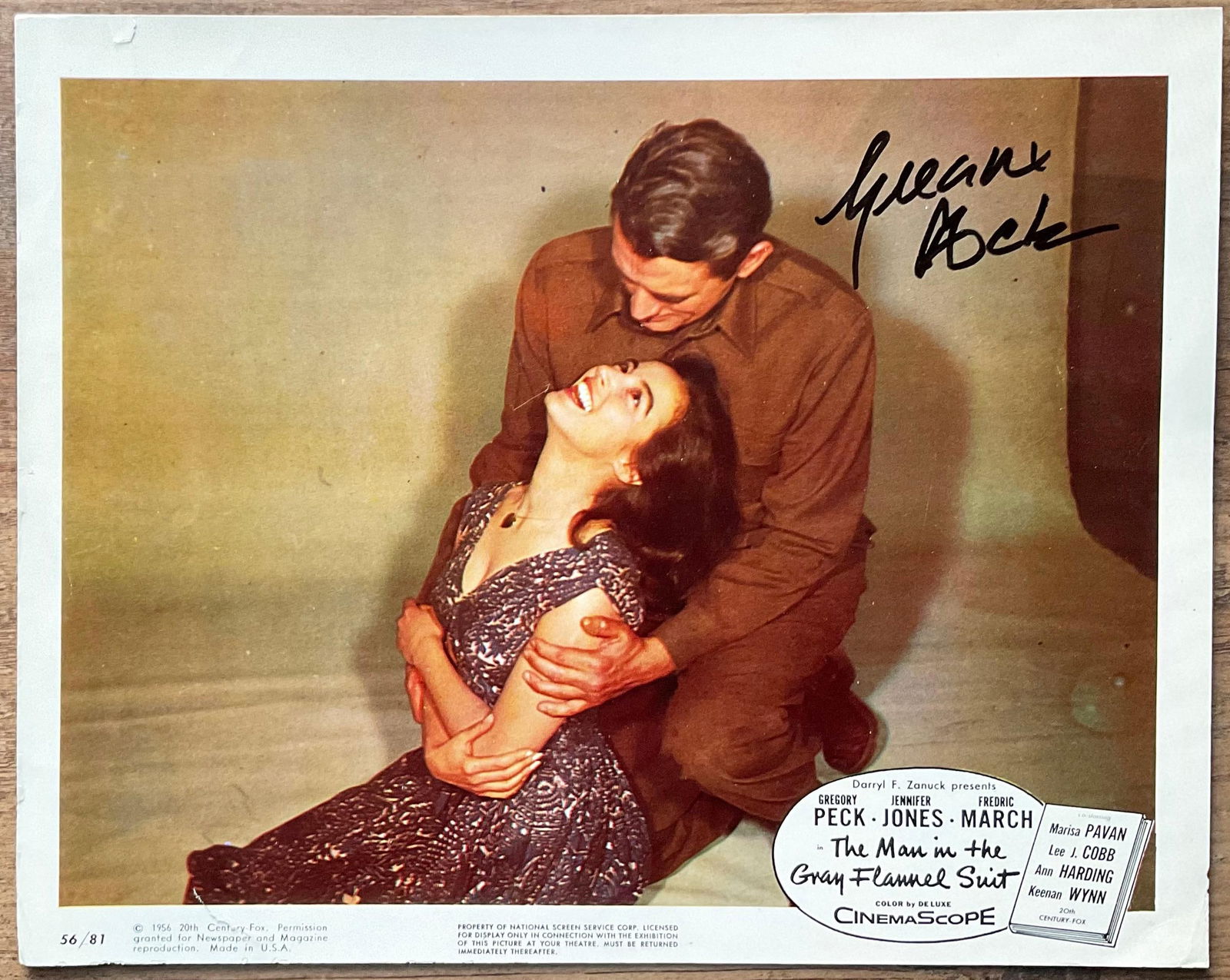 Gregory Peck Signed Studio Photograph (Lobby Card) (1 of 1)