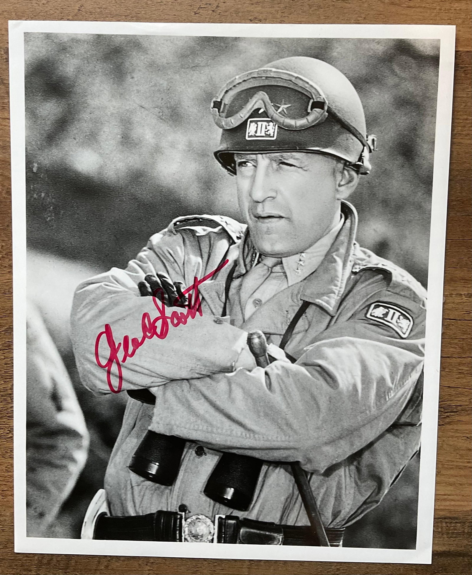 George C. Scott Signed Photograph - Movie Patton (1 of 1)
