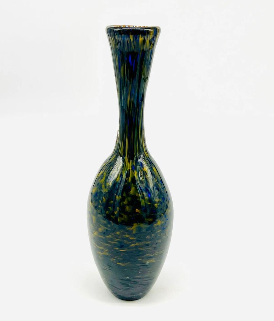 Signed Modernist Handblown Murano Art Glass Vase (1 of 1)