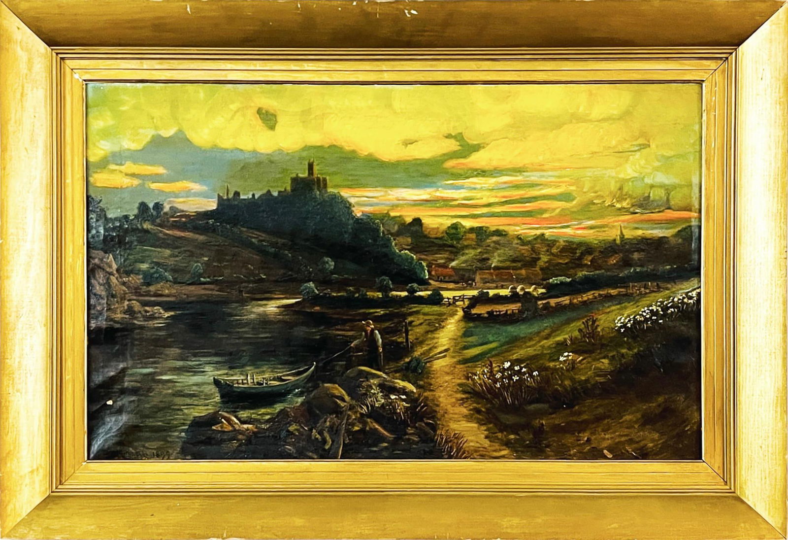 William B. Mitchell Antique Luminous Landscape Painting (1 of 1)