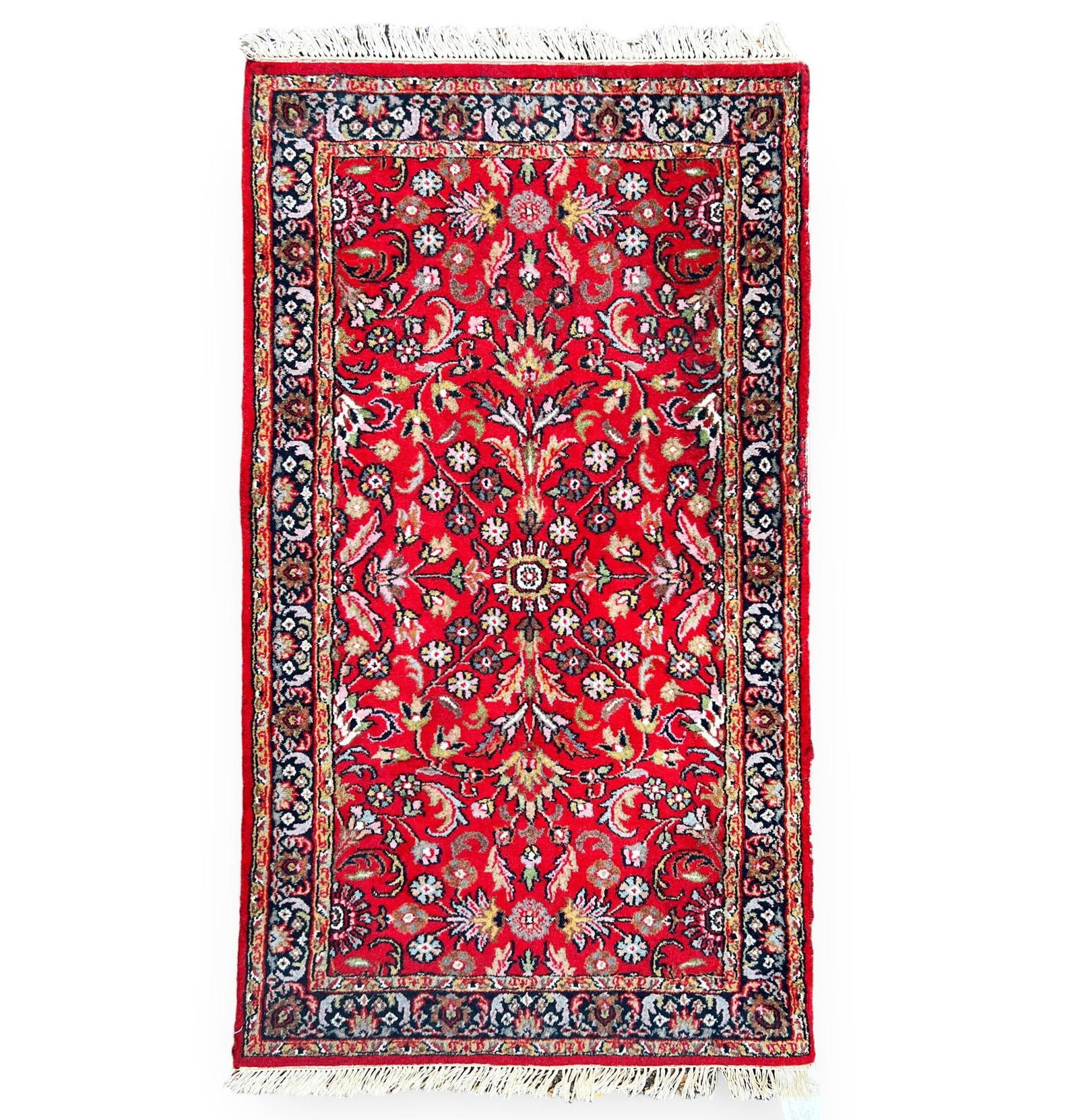 Vintage or Older Handwoven Oriental Persian Wool Rug, India (1 of 1)