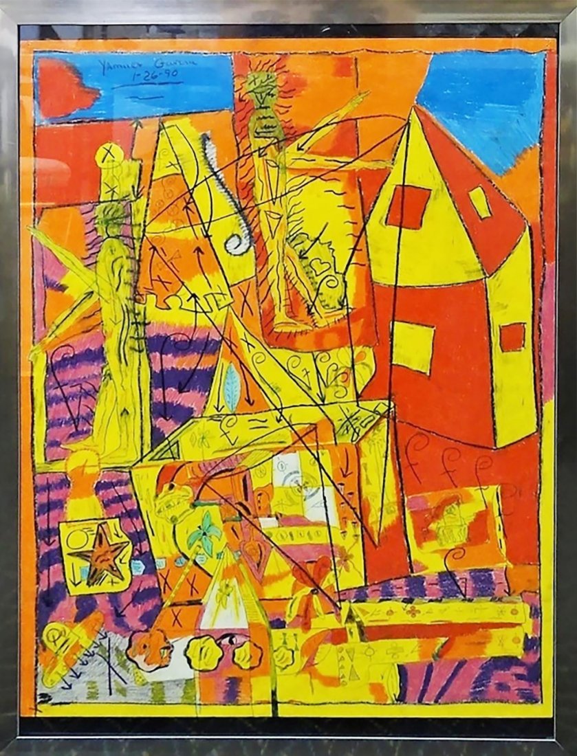 Modern Cuban Pastel Painting By Yamuer Garcia (1 of 2)