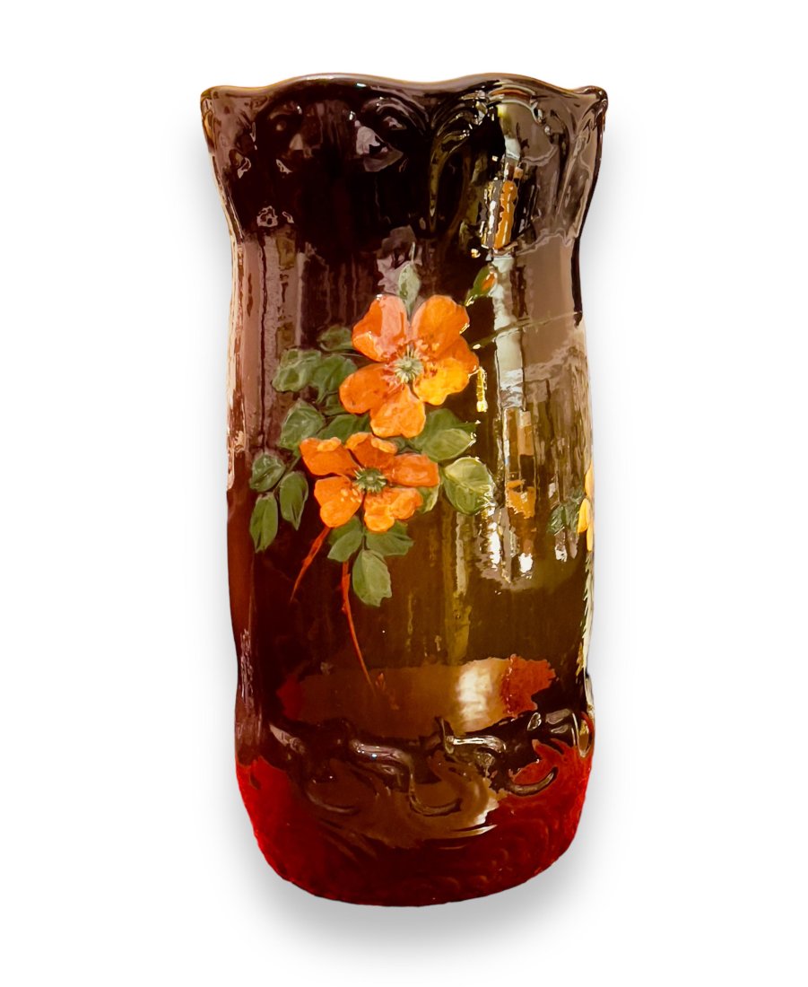 Antique Weller Aurelian Pottery Umbrella Stand (1 of 1)